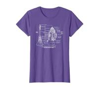 Apollo 11 Command and Service Module Schematic Graphic Shirt T-Shirt