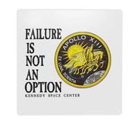 (Apollo 11 - Failure Is Not An Option=9004) Metal Tin Sign 12x12" Wall Décor Cafe Bar Beer Pub Signs Christmas Gift