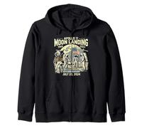 Apollo 11 Moon Landing 50th Anniversary Space 1969 2024 July Zip Hoodie