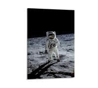 Apollo 11 Moon Landing Space Poster Office Room Decor Cosmic Starry Sky Wall Art Posters for Wall Decoration 12x18inch(30x45cm)