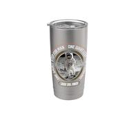 Apollo 11 One Small Step for Man July 1969 Moon Landing Stainless Steel Insulated Tumbler