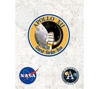 APOLLO 12 College Ruled Blank Notebook, Journal, Logbook, Diary 8.5x11: SECOND MISSION TO THE MOON - PINPOINT LANDING GO NAVY!