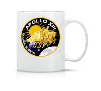 Apollo 13 Space Program Mission Moon Coffee Tea Cup Ceramic Classic Magic White Black Pink 330 ml