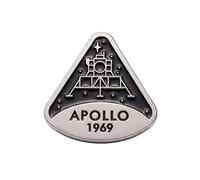Apollo 1969 Moon Landing Enamel Lapel Pin Badge 3 x 3cm Space Mission Lunar Module Metal Brooch Retro Astronomy Collector Accessory Gift