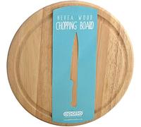 Apollo 25cm Rubberwood Bread Board,Brown