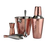 APOLLO 3310 Copper Cocktail Set 5pc, 17x14.5x14.5