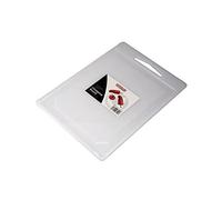 APOLLO 35cm x 25cm Rectangular Polypropylene Chopping Board, White, 35 x 25 x 0.8 cm