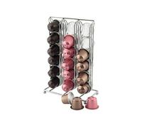 Apollo 36-Capsule Holder, Chrome, Silver, 14 x 8 x 21 cm