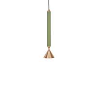 APOLLO 39 Pendant Green/Polished Brass
