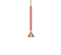 APOLLO 39 Pendant Pink/Polished Brass