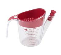 Apollo 500Ml Gravy Fat Separator & Measuring Jug Plastic Acrylic Bottom Pour White