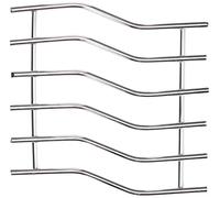 Apollo 6121 20cm Chrome Wave Trivet, Stainless Steel, Silver, 20x1x20