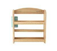 APOLLO 6328 2-Tier Spice Rack, Wood, Natural, 24.5x27x7