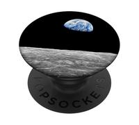 Apollo 8 Earthrise Moon Lunar Orbit Photo PopSockets Adhesive PopGrip