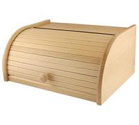 Apollo Beech Bread Bin Roll-Top, Brown