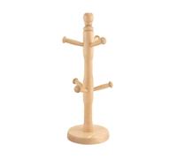 Apollo Beech Wood 6 Cup Mug Tree Holder Stand