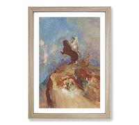 Apollo by Odilon Redon Framed Print | A2 Oak Framed Wall Art | Ready to Hang | Modern Nature Picture | Living Room Bedroom Lounge Office