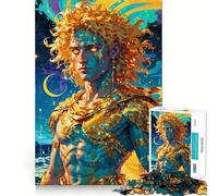 Apollo︰ Celestial Radiance 1000 Pieces Puzzles for Teenagers Calm Game Sharp Detail Fun Challenge Night Play (38x52cm)
