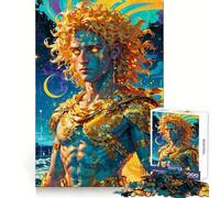 Apollo︰ Celestial Radiance 1000 Pieces Puzzles for Teenagers Calm Game Sharp Detail Fun Challenge Night Play (38x52cm)