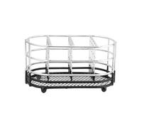 Apollo Chrome Cutlery Caddy Dipped In Black Non Slip Non Scratch Stylish And Durable Utensil Holder For Kitchen Organisation