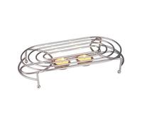 Apollo Chrome Food Warmer Double Oval Tea Light Chafing Dish Stand Party Buffet Catering Table Rack Elegant Durable