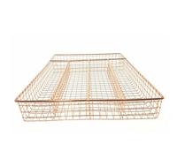 Apollo Cutlery Copper Tray Flat Drawer Organiser For Spoons Forks