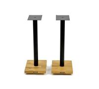Apollo Cyclone 6 Speaker Stands Natural Oak-White Pole