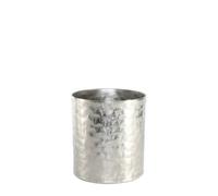 Apollo Cylinder Pot 17Cm - Silver