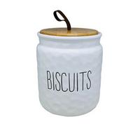 Apollo Dimples White Biscuit Jar