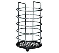 Apollo Dipped Black Utensil Holder, Chrome