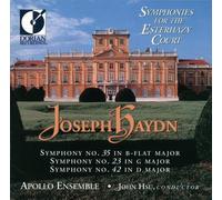 Apollo Ensemble - SYMPHONIES FOR THE ESTERHAZY C