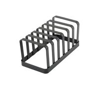 Apollo Flat Iron Toast Rack Black