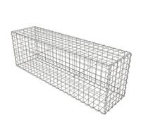 Apollo Gardening Galvanised Steel Wire Gabion Kit, (H)40Cm X (L)120Cm