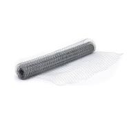 Apollo Gardening Ltd 10m Galvanised Wire Netting 600mm High 50mm Mesh in Silver Apollo Gardening Ltd Silver