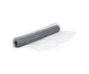 Apollo Gardening Ltd Gardening Ltd 5m Wire Netting Galvanised 600 x 13mm - 33551 in Silver Apollo Gardening Ltd Silver