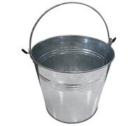 Apollo Gardening Silver Galvanised 14L Bucket