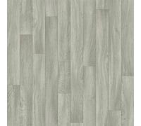 Apollo Grey Oak Anti Slip Wood Effect Vinyl Flooring Lino (3m x 4.5m)