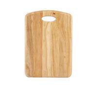 Apollo Housewares 34 x 24 cm Beechwood Chopping Board, Natural Wood 1687 | Natural Beech Wood, Serving Platter, Charcuterie Cheese Board, 34x34x2cm, Easy Carry Handle