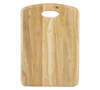 Apollo Housewares 45 x 35 cm Beechwood Chopping Board, Natural Wood | Natural Beech Wood Serving Platter, Charcuterie Cheese Board with Easy Carry Handle, 45x35x2cm
