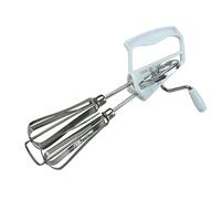APOLLO Housewares 6319 Egg Beater Whisk, Plastic, Silver
