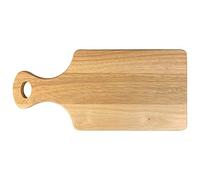Apollo Housewares Hardwearing Serving Handle Cheeseboard, Bread Tray Wooden Paddleboard, Chopping, Cutting Board, Wood, Brown