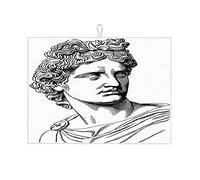 Apollo Illustration Drying Rack for Kitchen Counter Coffee Bar Mat for Home GIF Large 18 X 24 Inch