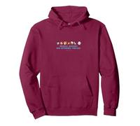 Apollo Justice: Ace Attorney Trilogy Pixel Art Pullover Hoodie, Adult Unisex, Burgundy, X-Large