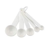 Apollo Measuring Spoons Set, White, 4 x 2 x 13 cm