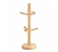Apollo Mug Tree Holder Beechwood Holds 6 Coffee Mugs Cups Modern Kitchen Space Saving Organizer
