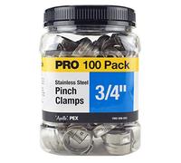 Apollo PXPC34100JR Pinch Clamp, Stainless Steel