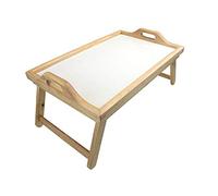 Apollo Rubber Wood Bed Tray with Folding Legs