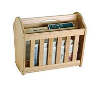 Apollo Rubber Wood Magazine Rack