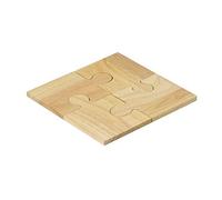 Apollo Set of 4 Wooden Jigsaw Table Protecting Coaster
