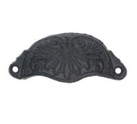 Apollo Slab Tech Antique Design Cup Door Pull Handle Cast Iron Cupboard Drawer Chest Cabinet